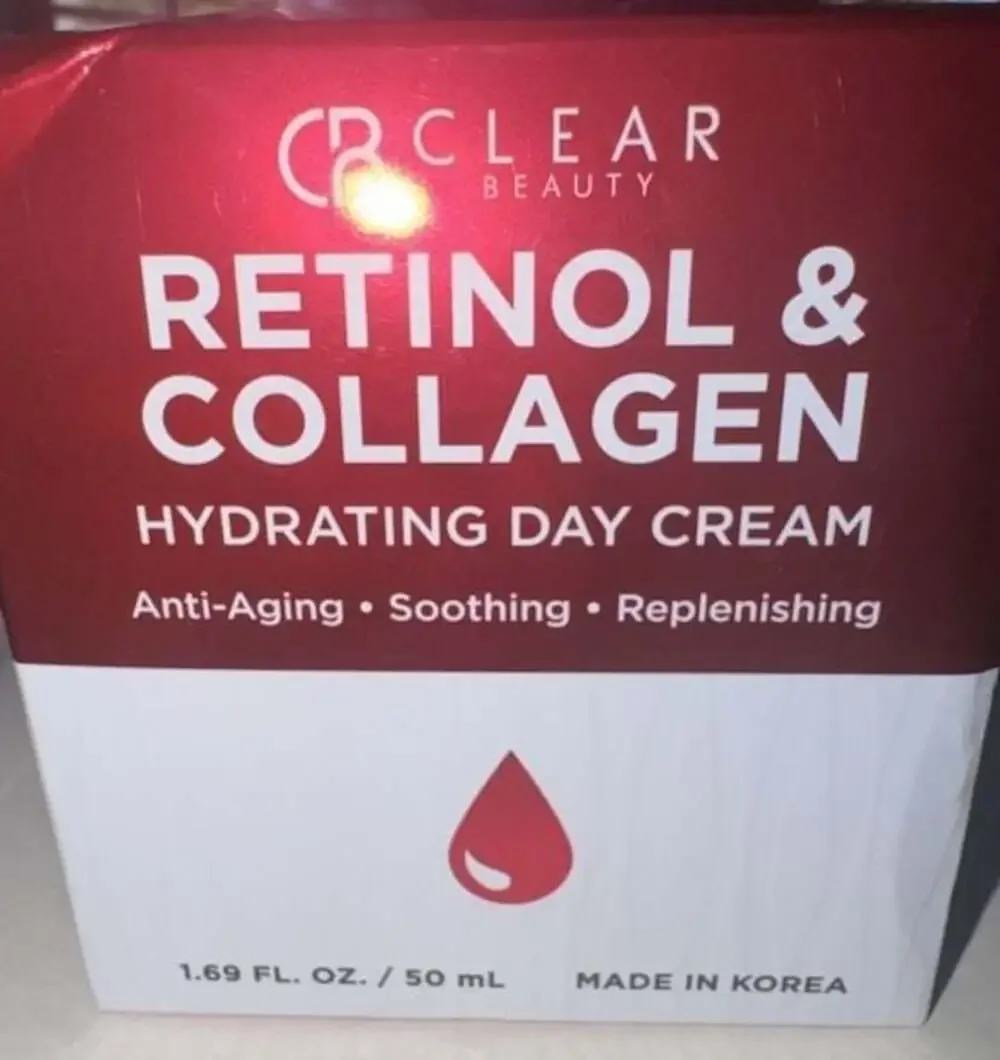 Clear Beauty Retinol & Collagen Hydrating Day Cream 1.69 fl oz / 50 mL